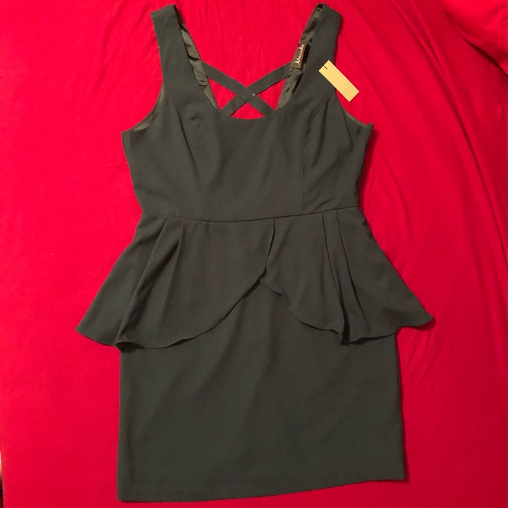 Peplum Mini Dress NWT